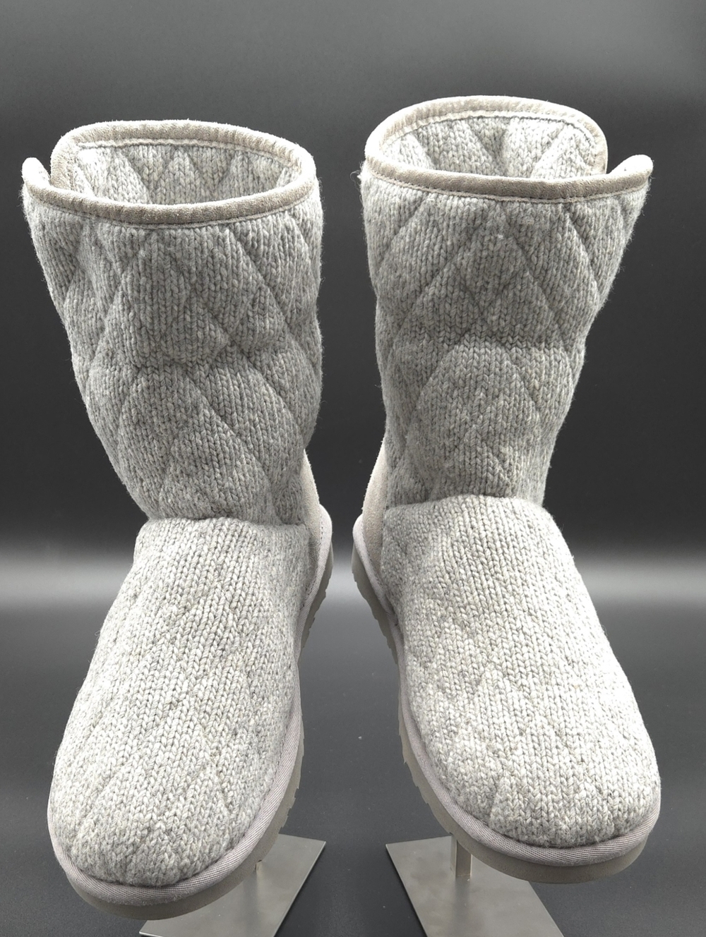 UGG Australia Quilted Knit Bailey Button Boots Size 9.5/10